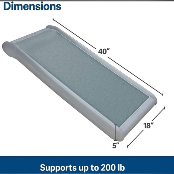 20 In PetSafe Happy Ride Half Ramp II - Lightweight, Mini Dog Ramp for Vans - Picture 3 of 3